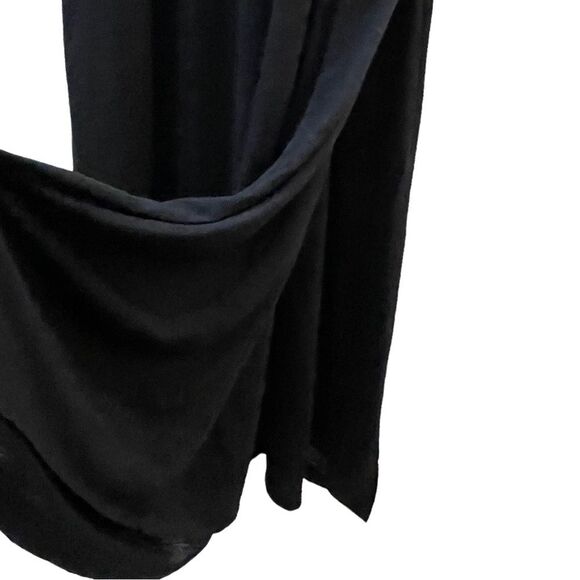 Anama Evereve Twisted Back Side Slits Maxi Black Dress Size‎ L NEW Beachy - Picture 4 of 10